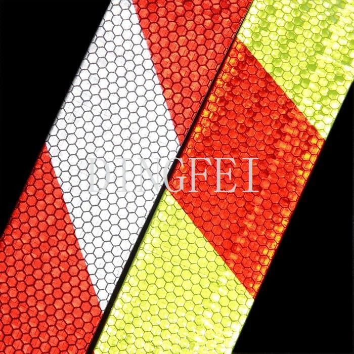 Orange And Yellow Reflective Tape