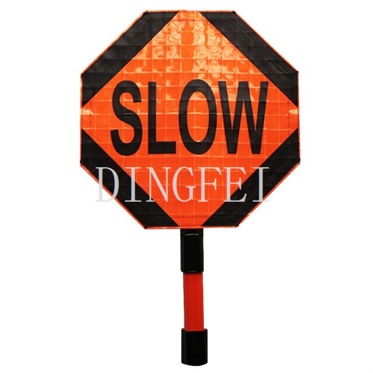 Double Sided Traffic Signs Stop/Slow Paddle Sign