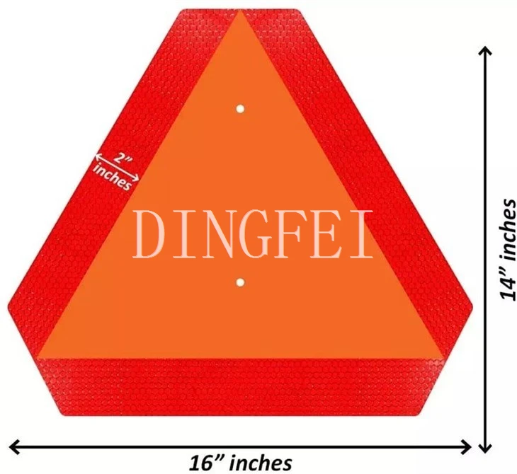 Triangle Reflector For Golf Cart