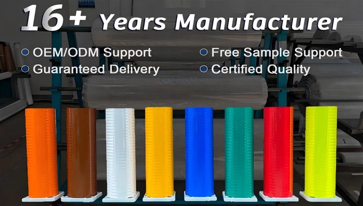 Yo'l harakati xavfsizligi uchun DINGFEI aks ettiruvchi qoplama