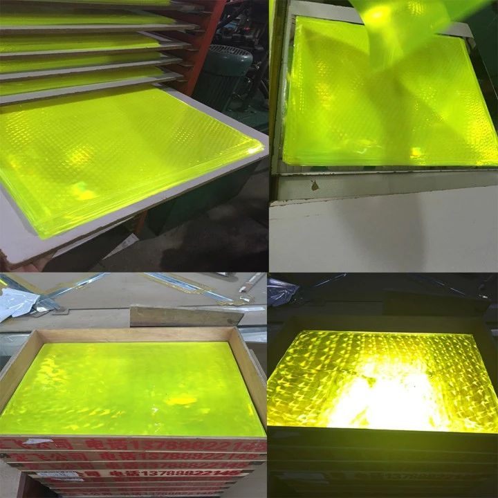 Wholesale Prismatic Reflective PVC Sheet